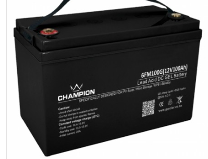 100 AH 12- Volt solar rechargeable batteries. Main Image